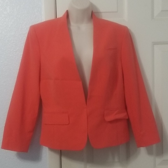 Nine West Jackets & Blazers - Nine West Blazer Coral Color Size 8, NWOT $100!